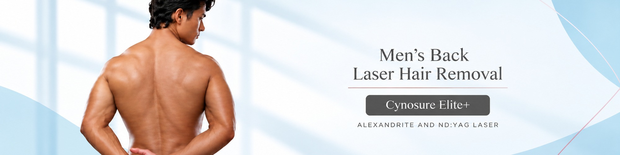 Men's Back Laser Hair Removal treatment at Prima Britannia Laser Clinic London